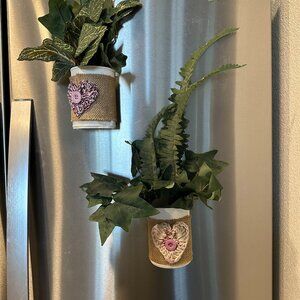 Tin can refrigerator magnets